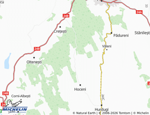 Mappa MICHELIN Șișcani - ViaMichelin
