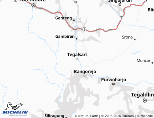 MICHELIN Tegalsari map - ViaMichelin