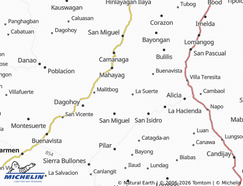 MICHELIN Babag map - ViaMichelin