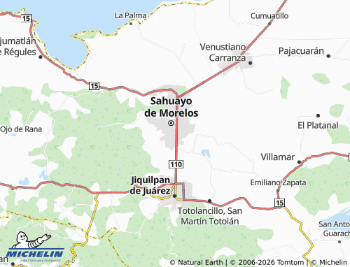 Mapa MICHELIN Los Sauces - ViaMichelin