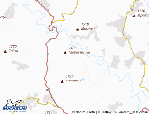 MICHELIN-Landkarte Ntlabeni - ViaMichelin