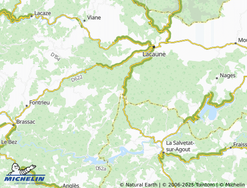 MICHELIN-Landkarte Escande - ViaMichelin