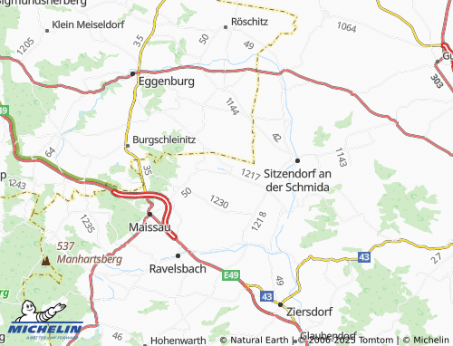 Carte MICHELIN Niederschleinz - ViaMichelin