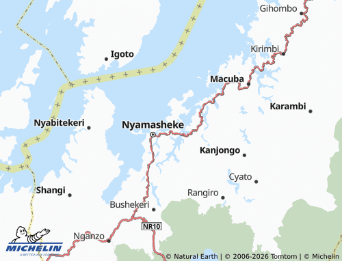 MICHELIN-Landkarte Gikomero - ViaMichelin