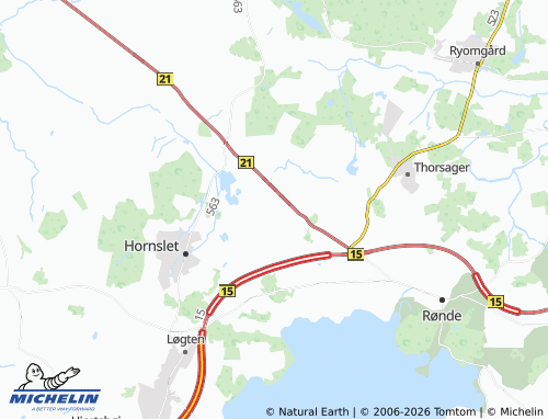 Mappa MICHELIN Mørke - ViaMichelin