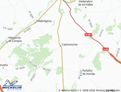 Mappa MICHELIN Castromonte - ViaMichelin