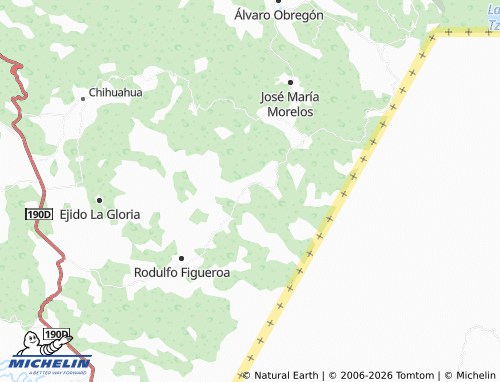 MICHELIN El Águila map - ViaMichelin