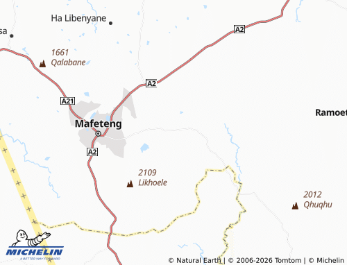 Kaart MICHELIN Makeneng - ViaMichelin