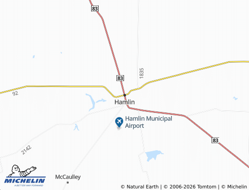 Mapa MICHELIN Hamlin - ViaMichelin