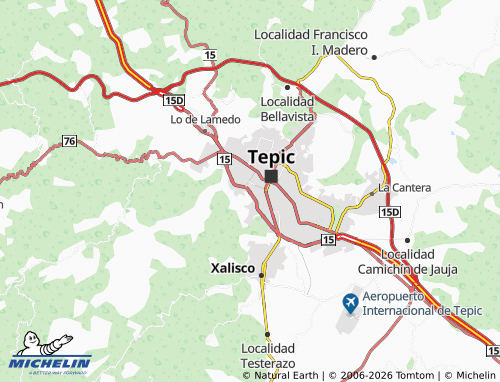 Mappa MICHELIN Benito Juárez - ViaMichelin