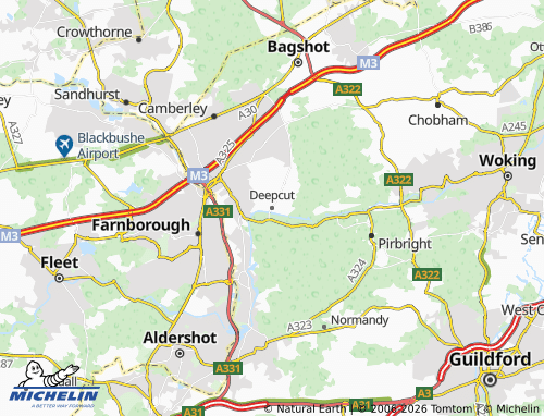 MICHELIN Deepcut map - ViaMichelin