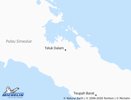 Mapa MICHELIN Teluk Dalam - ViaMichelin