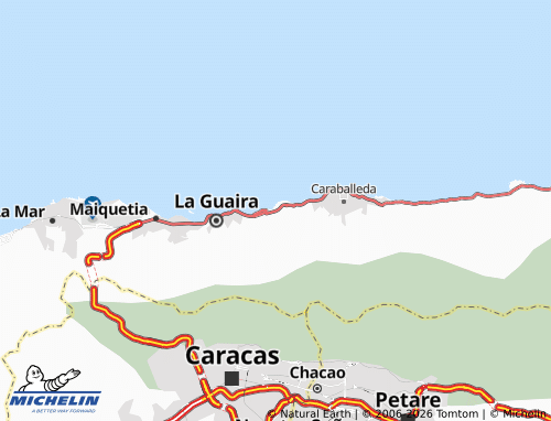 Mappa MICHELIN Macuto - ViaMichelin