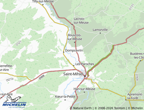 MICHELIN Maizey map - ViaMichelin