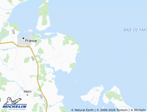 Mappa MICHELIN Bønsvig Strand - ViaMichelin