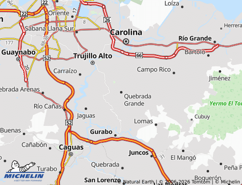Mapa MICHELIN Quebrada Grande - ViaMichelin