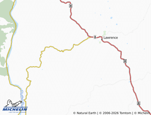 MICHELIN-Landkarte Tuapeka Flat - ViaMichelin