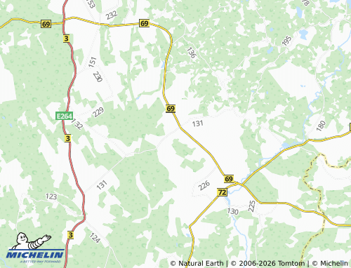 MICHELIN-Landkarte Keeni - ViaMichelin