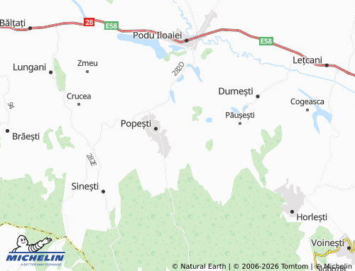 Mappa MICHELIN Doroșcani - ViaMichelin