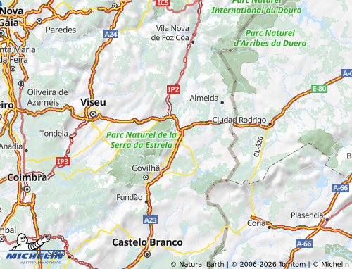 Mappa MICHELIN Guarda - ViaMichelin