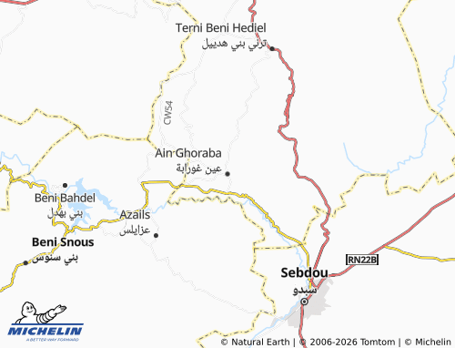 Carte MICHELIN Ain Ghoraba - ViaMichelin