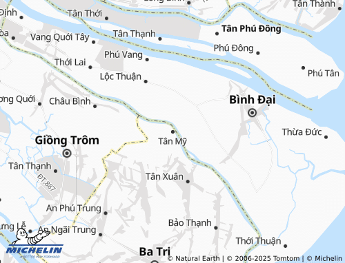 MICHELIN-Landkarte Tân Mỹ - ViaMichelin