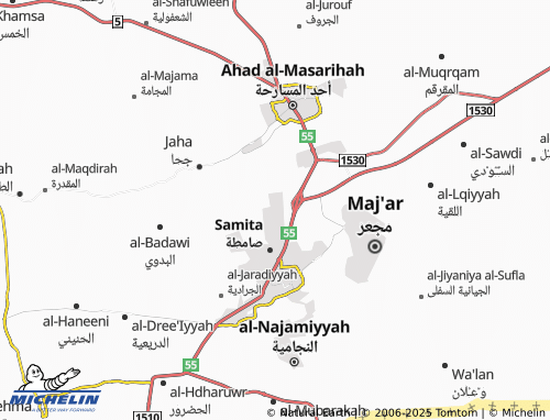 MICHELIN Al Kharish map - ViaMichelin