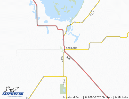MICHELIN Sea Lake map - ViaMichelin