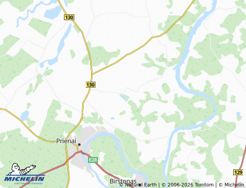 MICHELIN Ašminta map - ViaMichelin