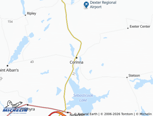 Mappa MICHELIN Corinna - ViaMichelin