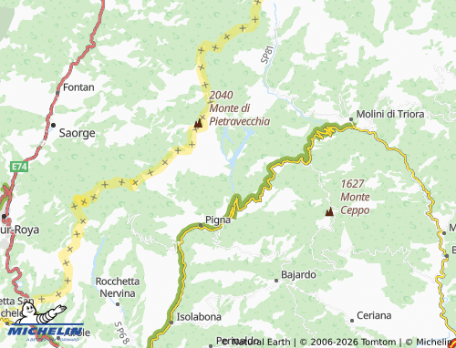 MICHELIN Buggio map - ViaMichelin