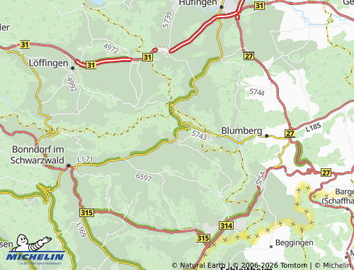 Mapa MICHELIN Ewattingen - ViaMichelin
