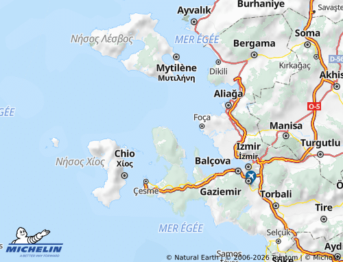 MICHELIN-Landkarte Karaburun - ViaMichelin