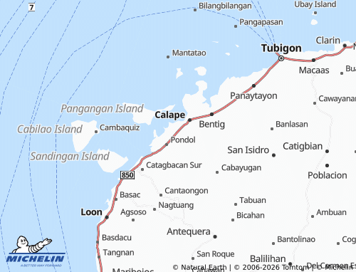 MICHELIN Labuon map - ViaMichelin