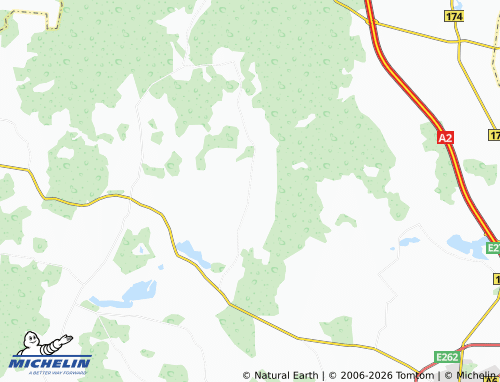 MICHELIN Mikėnai map - ViaMichelin