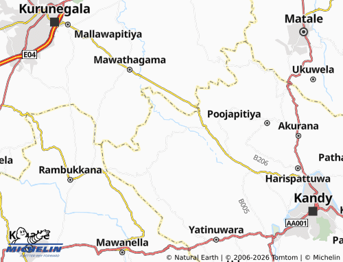 MICHELIN Medagoda Ihala map - ViaMichelin