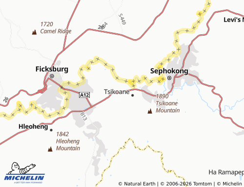 MICHELIN Ha Lechesa map - ViaMichelin