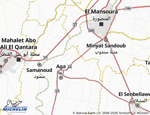 Mapa MICHELIN Nousa al-Ghayt - ViaMichelin