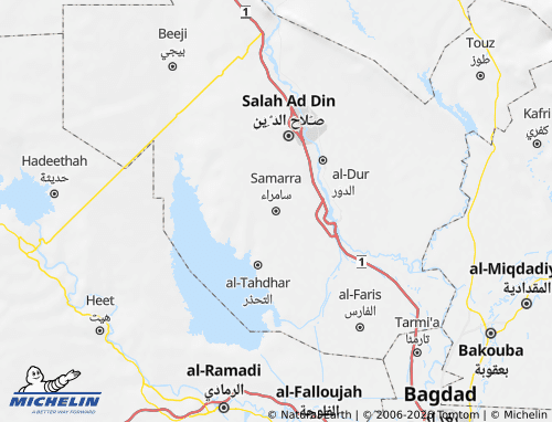 MICHELIN Samarra map - ViaMichelin