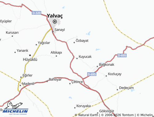 MICHELIN Kuyucak map - ViaMichelin