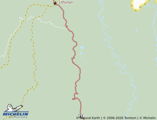 Mapa MICHELIN Letseng-la-Terae - ViaMichelin