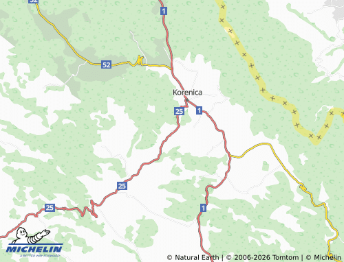 Mapa MICHELIN Vrpile - ViaMichelin
