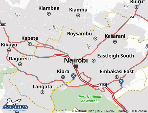 MICHELIN-Landkarte Highridge - ViaMichelin