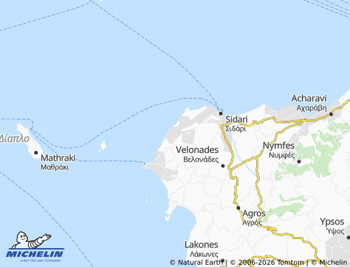 Mapa MICHELIN Avliotes - ViaMichelin