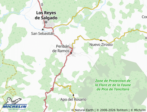 Mappa MICHELIN Tirinditas - ViaMichelin