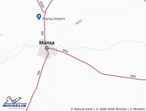 Mapa MICHELIN Donald Chileshe - ViaMichelin