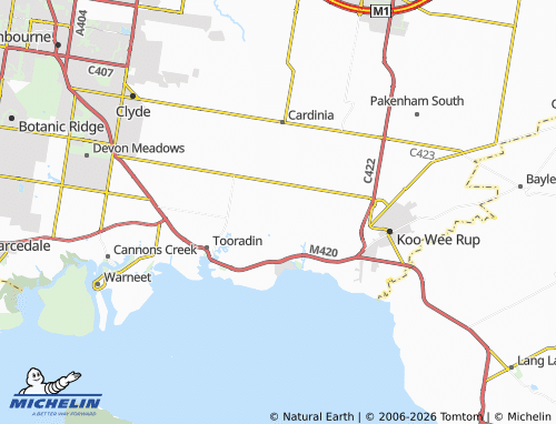 MICHELIN Dalmore map - ViaMichelin