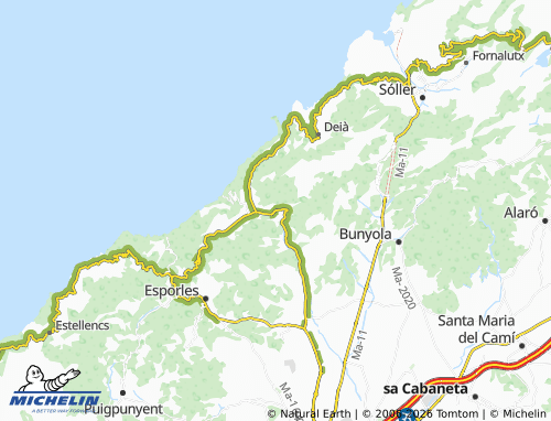 Mapa MICHELIN Valldemossa - ViaMichelin