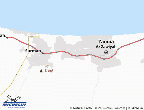 MICHELIN Bu Isa map - ViaMichelin