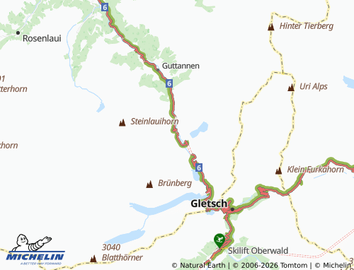 MICHELIN-Landkarte Handegg - ViaMichelin